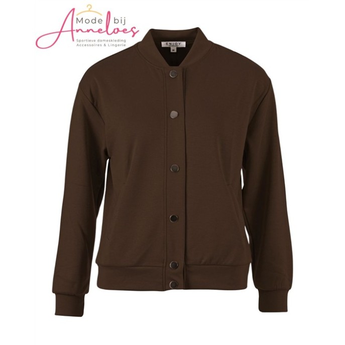 Enjoy Jasje Bomber 183262 Donkerbruin